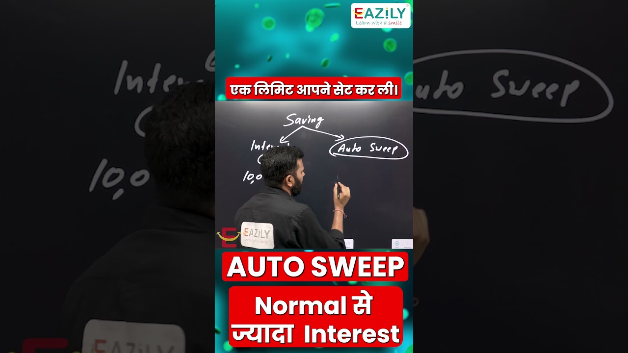 Autosweep Facility in Saving Account #banking #savingaccounts #charteredaccountant