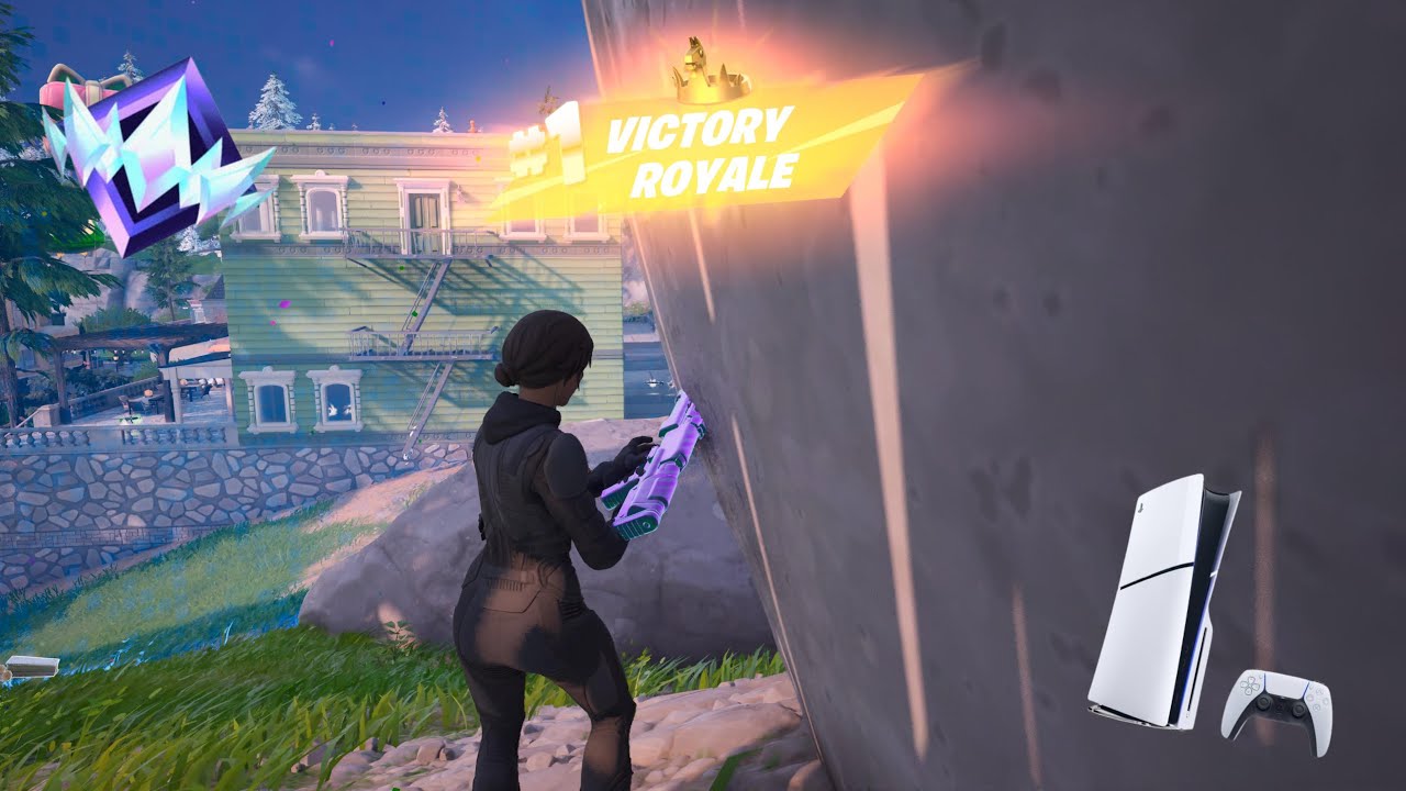 PS5 Slim Fortnite Chapter 7 Ranked Gameplay (4K 60FPS) + BEST CONTROLLER SETTINGS FOR CHAPTER 7 🎯