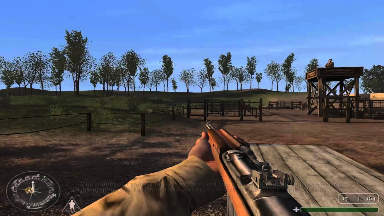 Call of Duty 1 - Mission 1 - Camp Toccoa , Georgia