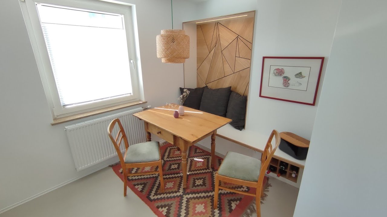 Cosy Place - modern triangle Wall Panel (DIY, Handtools only, On Site build)