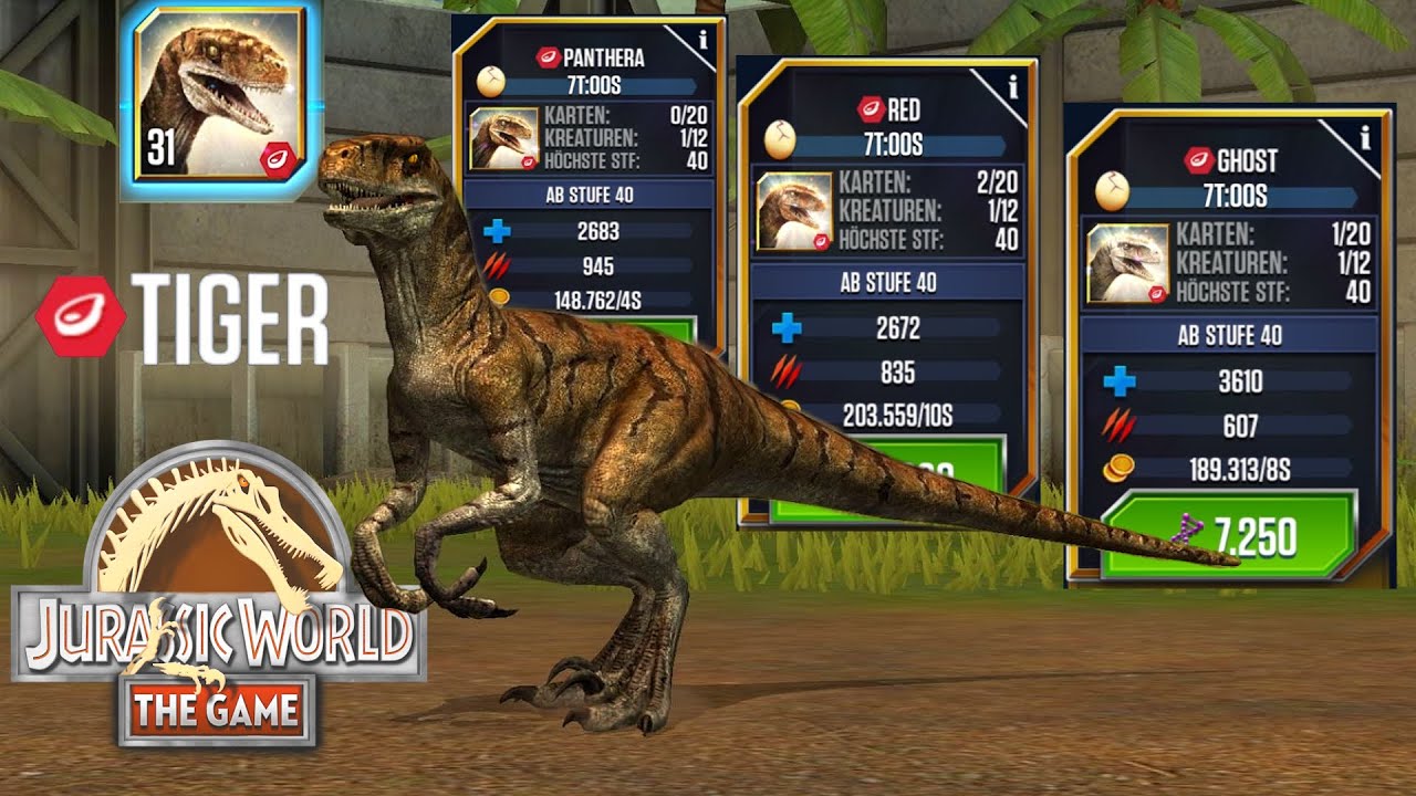 Der große ATROCIRAPTOREN Vergleich; 🥩🐯 TIGER Lvl.40!   - Jurassic World: Das Spiel #485 | Marcel