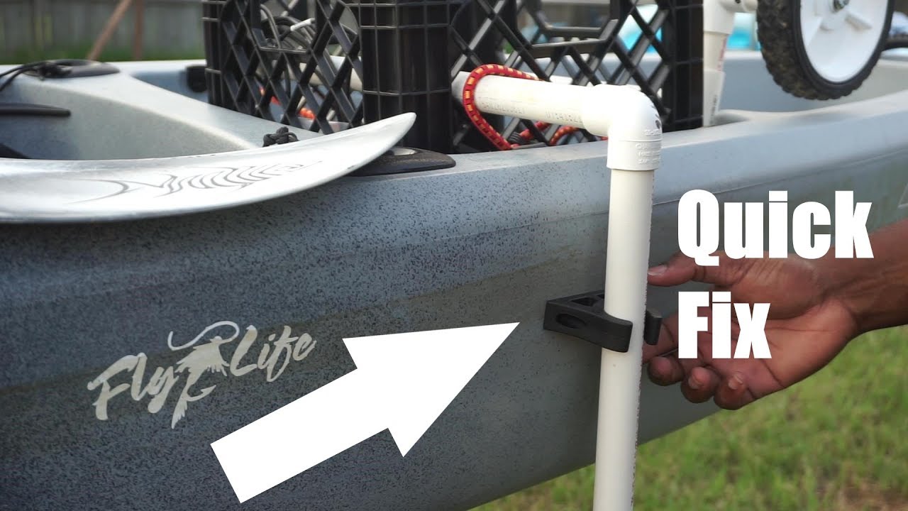 Quick $10 Kayak Transducer Arm Fix - WORKS ON ANY KAYAK!
