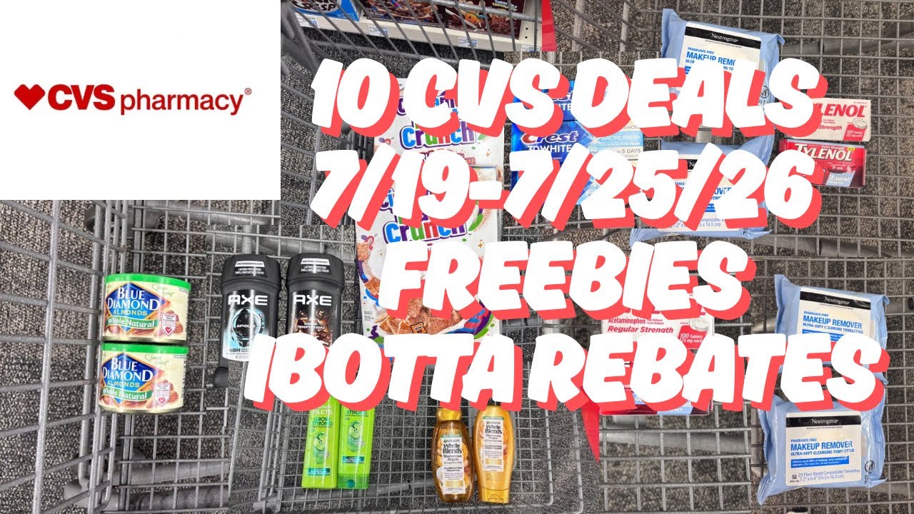 Все цифровые акции CVS &mdash; 19.07&ndash;25.07.26 &mdash; Товары по $1 &mdash; Купоны в CVS на этой неделе