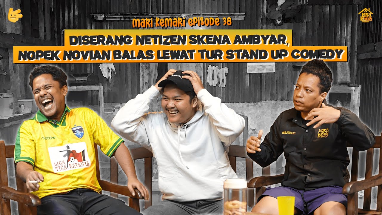 PECAHKAN REKOR TUR STAND UP KOTA TERBANYAK, NOPEK BIKIN MAMAT & ARIE SHOCK - MARI KEMARI