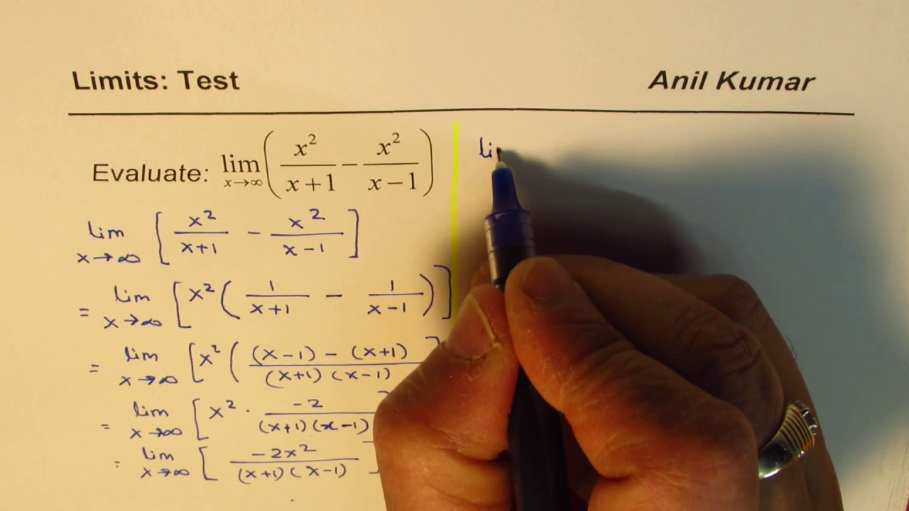 How to find limits at Infinity for sum of Rational Functions