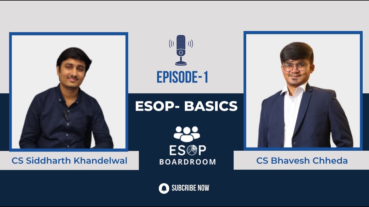 ESOP Boardroom | Real Conversations on ESOP Structuring, Taxation & Compliance #esop #compliance