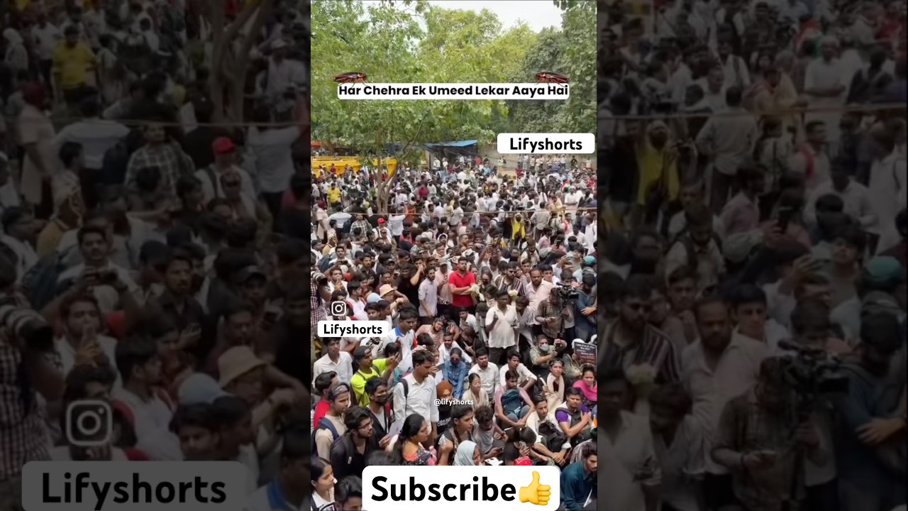 Genz Protest 🪧 | Neet Exam Leak | SSC GD #paperleak #scam #viraltrend #lifyshorts #cjp ​#shorts