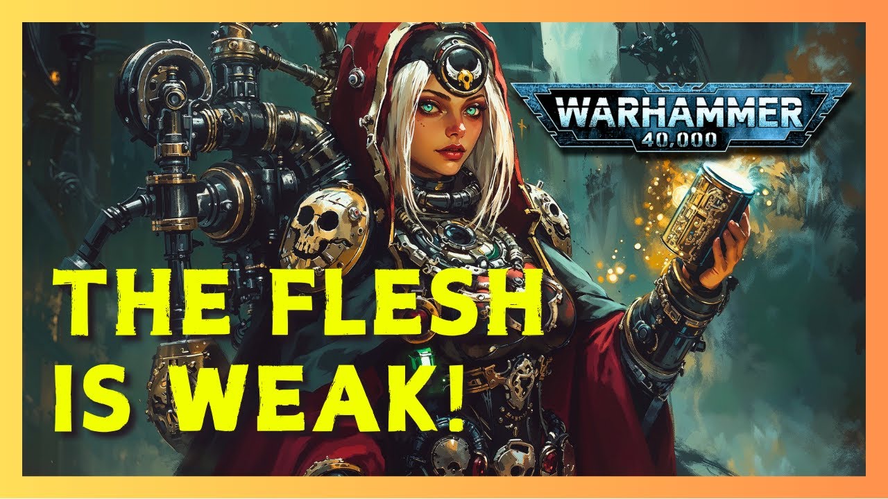 The Flesh Is Weak - Tech Priestess | Adeptus Mechanicus Warhammer 40k Music | Metal Song #wh40k