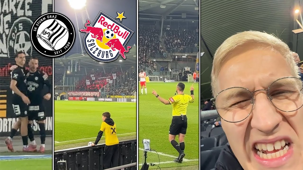 STURM GRAZ vs. RED BULL SALZBURG | Topspiel in der Liga ⚽🔥