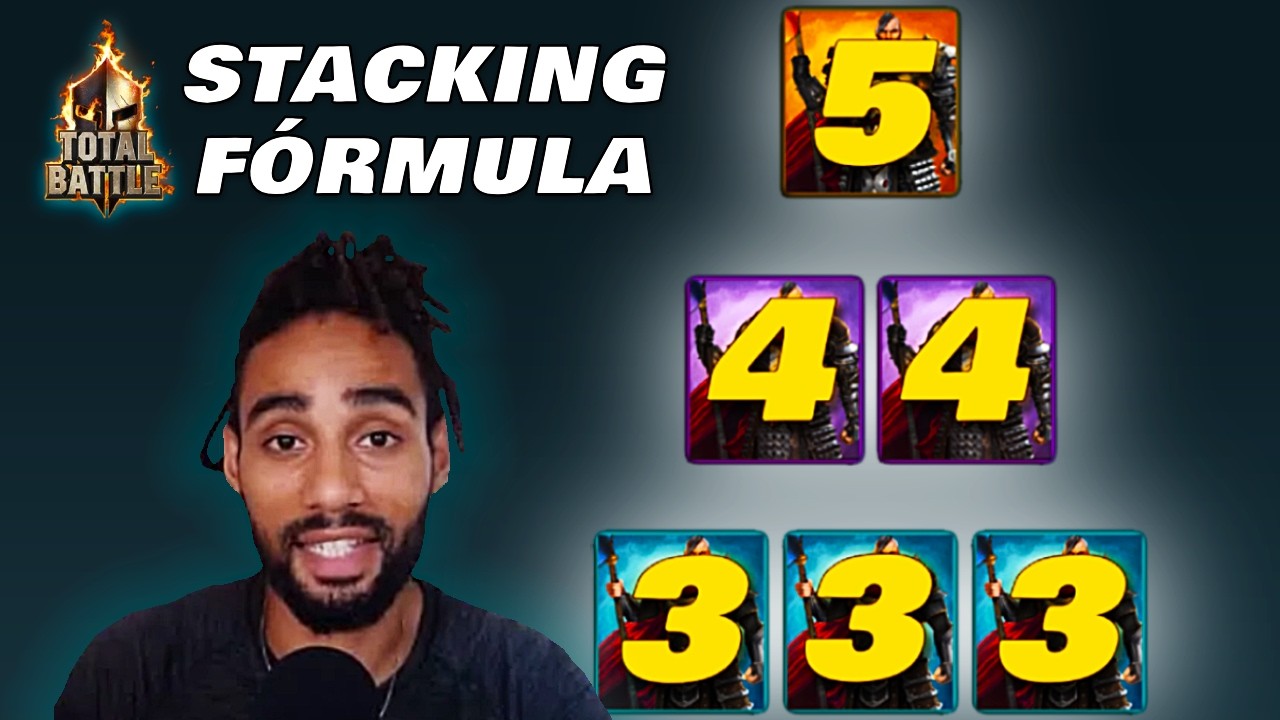 Total Battle | Mejor fórmula para apilar tropas | ¿Cómo funciona apilar tropas en Total Battle?