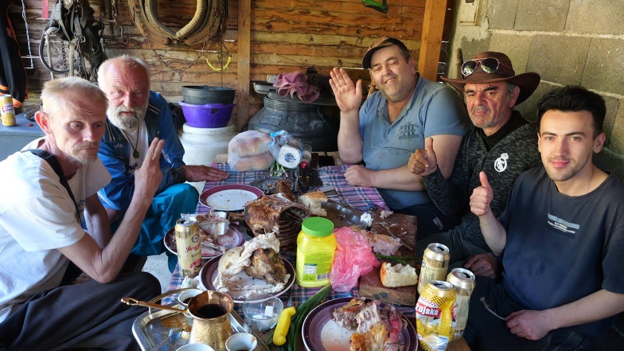 Drugi dio/ kod Smajica :Žare, Ivan, Mario !Salihov rodjendan