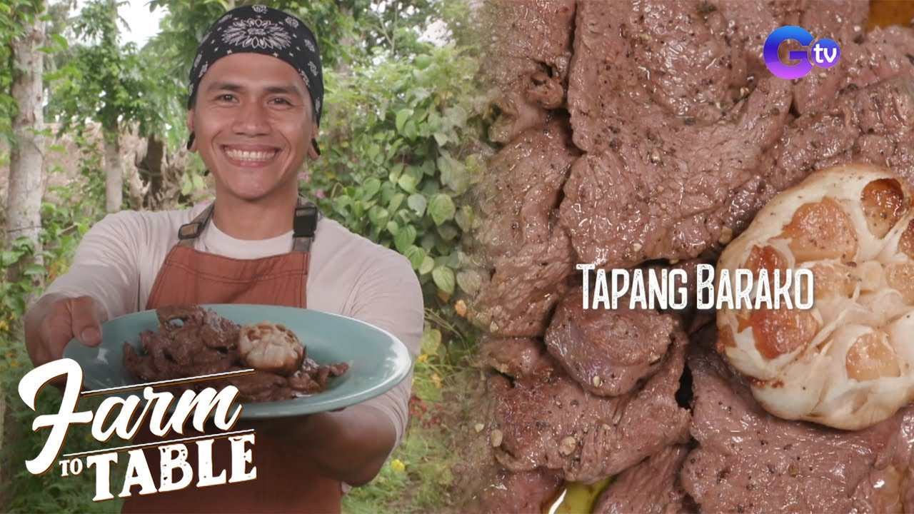 Farm To Table: Chef JR Royol makes his original Tapang Barako recipe