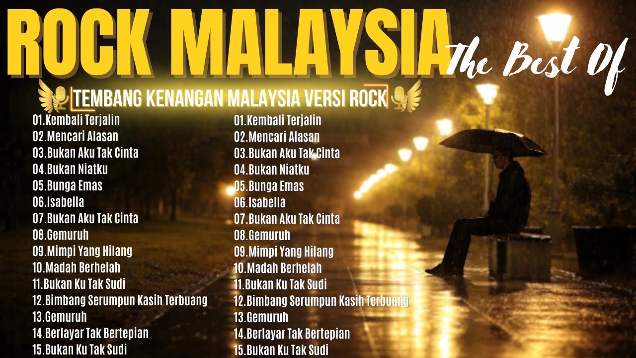 COVER ROCK TERBAIK | PAS BANGET BUAT YANG LAGI GALAU | SLOWROCK MALAYSIA POPULER