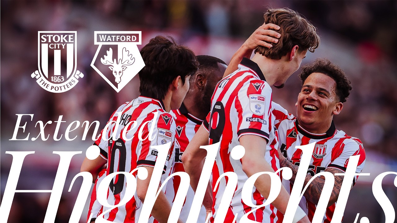 Manhoef's silky strikes secure the points 🪄​ | Stoke City 3-1 Watford | Extended Highlights