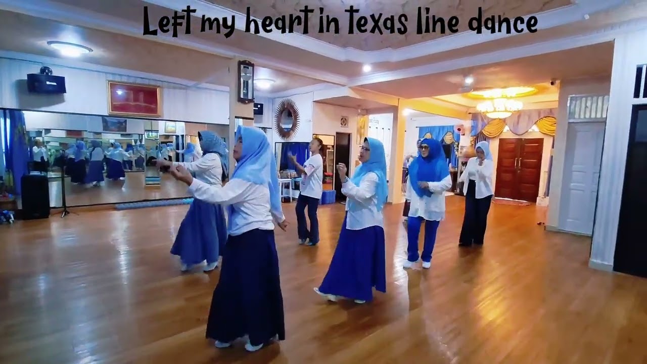 Left my heart in texas line dance. Choreographer by Trude Dalene (NOR)