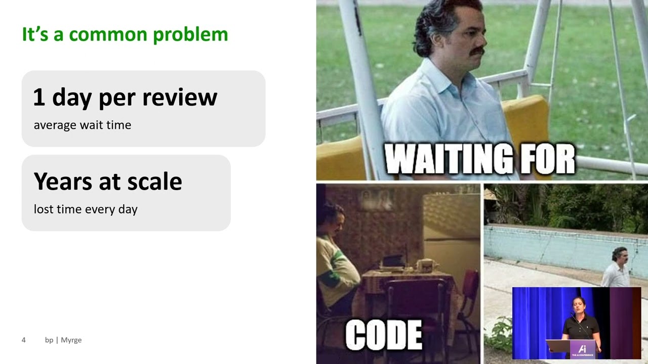 Myrge: Code Review RevolutionUniting Human And GenAI For Lightning Fast Development, Franziska Bell