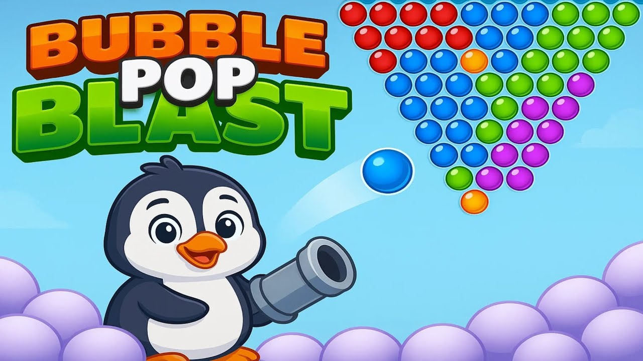 Bubble Pop Blast Gameplay &mdash; Relaxing Mobile Bubble Shooter Puzzle