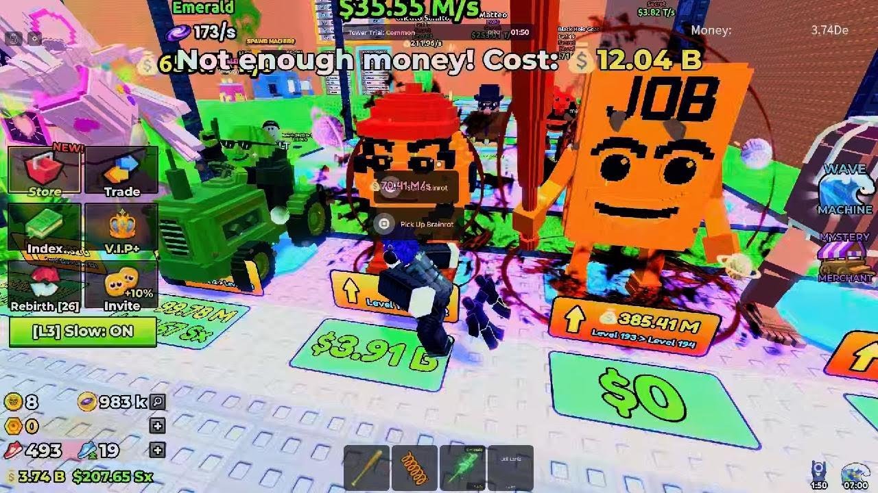 Escape tsunami for brainrots admin abuse maybe a part 2 coming