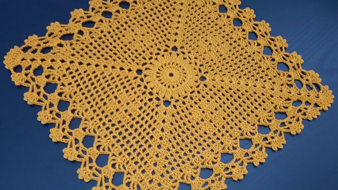 Tutorial doily rajut || motif34 || Crochet doily tutorial