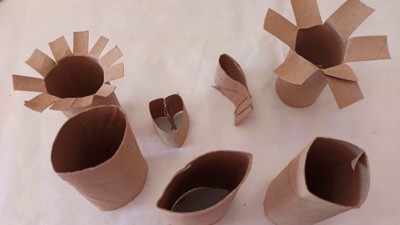 Carimbo com rolo de papel Higiênico