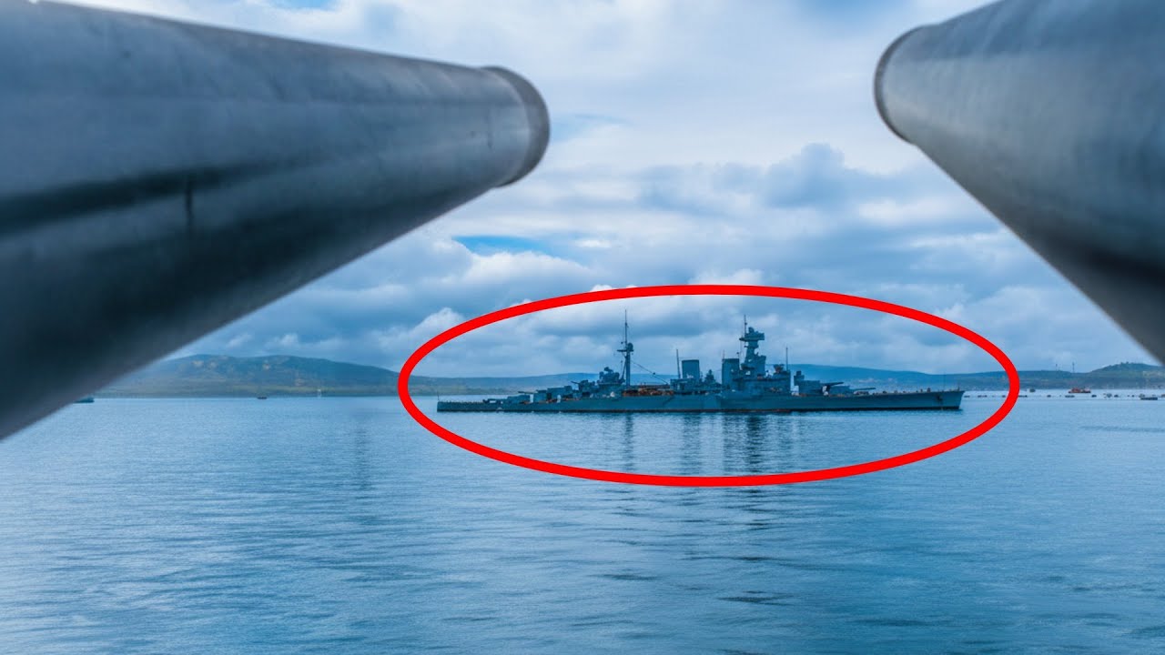 The Deadly Clash of the Two Biggest Warships in the World