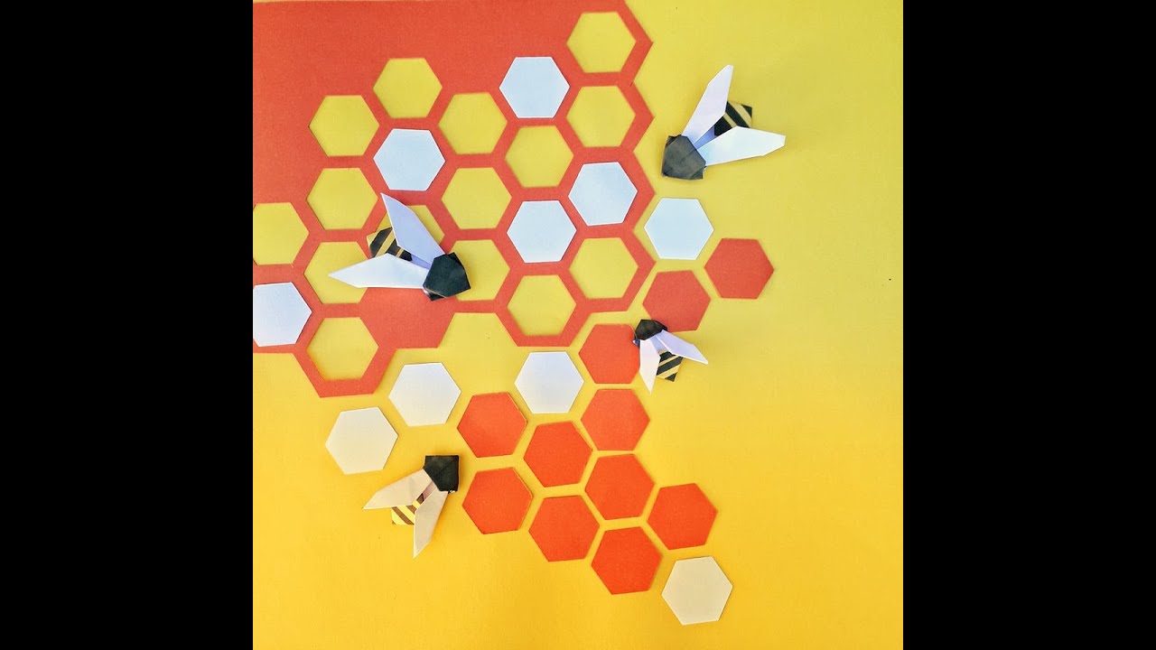 Panal de Abejas Origami