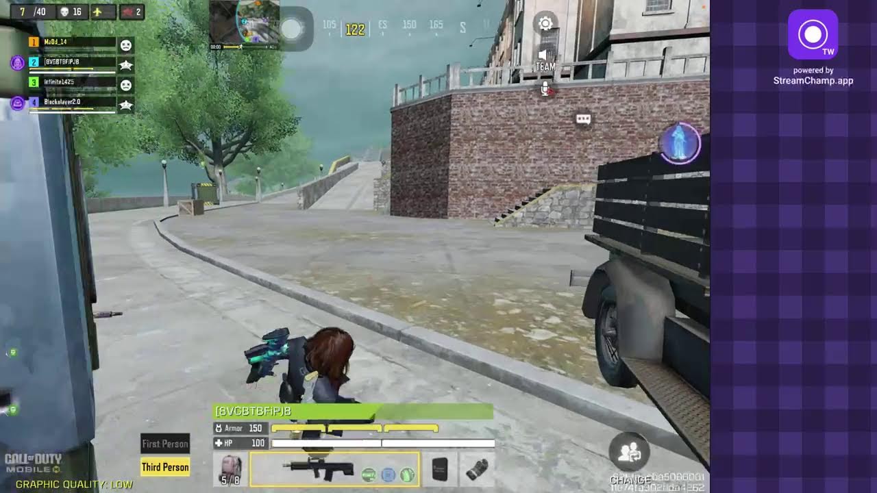 Broadcast powered by StreamChamp