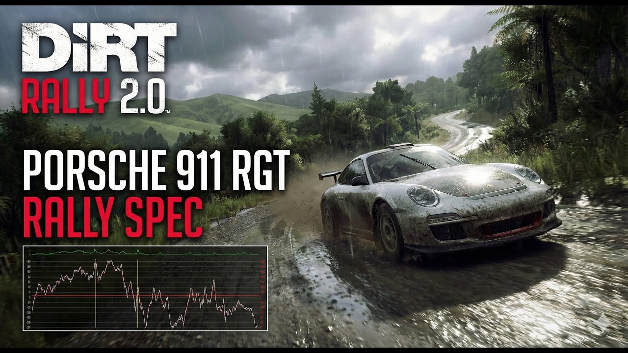 Dirt Rally 2.0 Wyzwanie dnia - Rally GT - Porshe 911 RGT Rally Spec, Waimarama Sprint, Nowa Zelandia