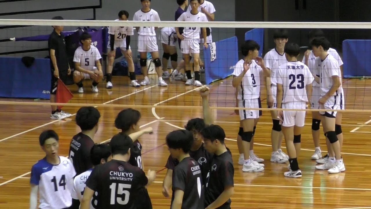 準決勝！ 天理 VS 中京 第3・4セット【西日本インカレ2024】男子準決勝