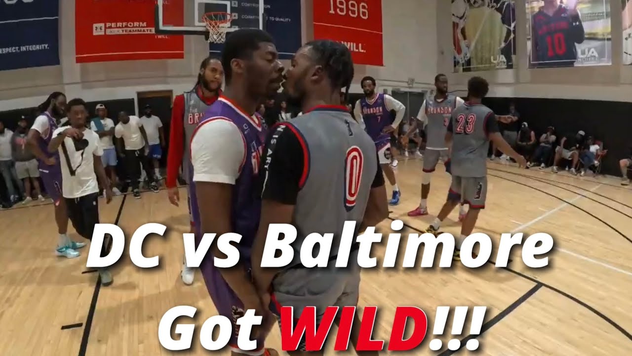 AQUILLE CARR VS DC LEGEND JIMMIE BLACK GOT WILD!!! FOE VS DISTRICT SPORTS