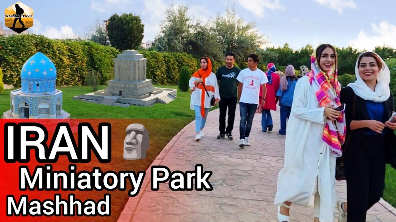 IRAN Walk With Me In Miniatory Park Mashhad IRAN.Walking Tour Mashhad IRAN