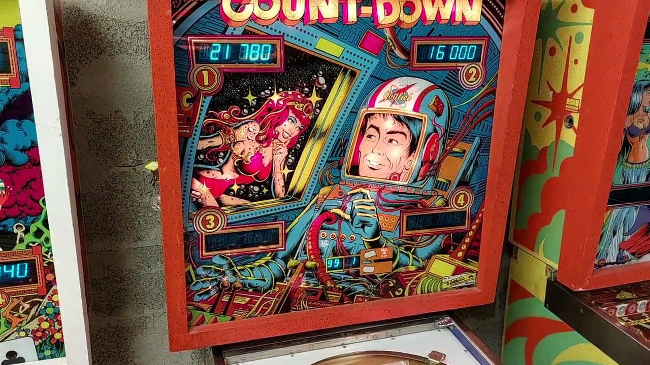 Gottlieb COUNT-DOWN (1979) System 1 Pinball - addictive gameplay