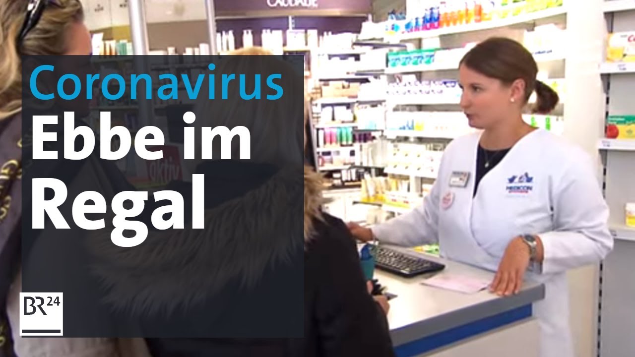 Leere Regale durch Hamsterk&auml;ufe: Desinfektionsmittel wird knapp | Abendschau | BR24