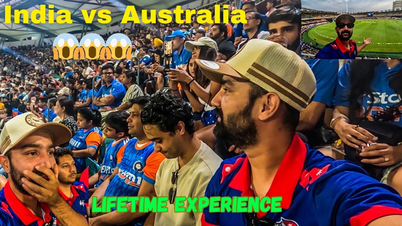 || My First Live Experience 😱|| || INDIA VS AUSTRALIA 🏏|| || T20 SERIES || || BRISBANE ||