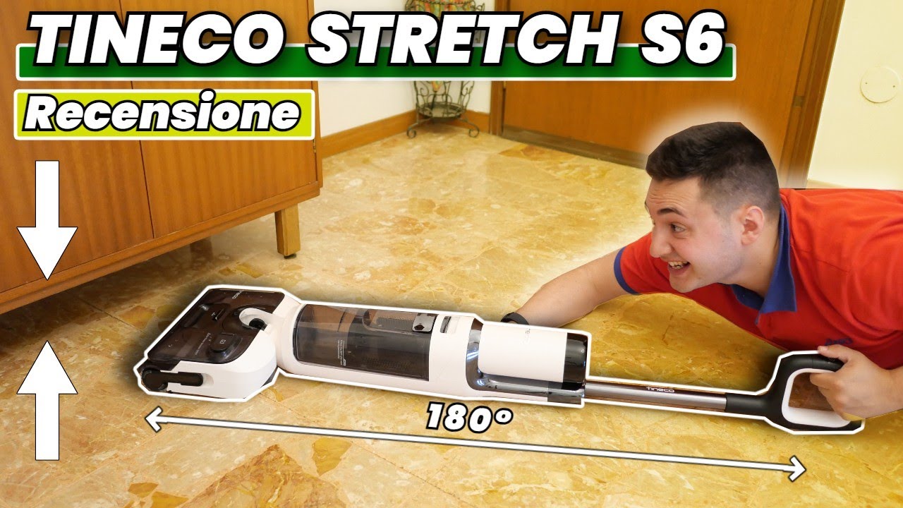 LAVA ANCHE SOTTO I MOBILI! Recensione Tineco Stretch S6