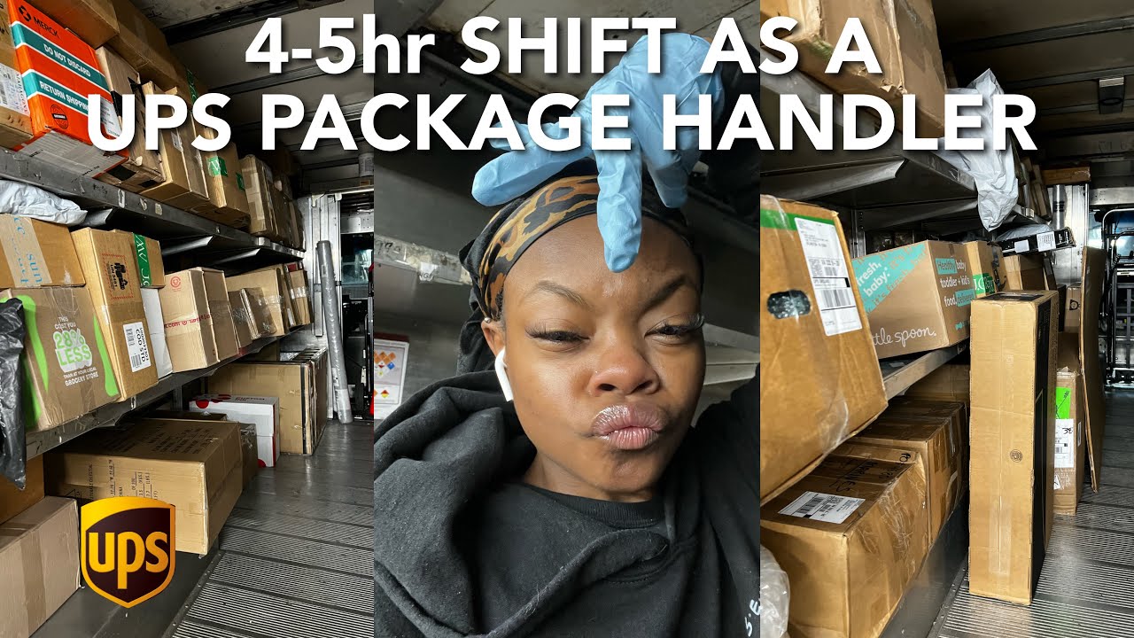what it’s like working as a UPS PACKAGE HANDLER (4-5hr shift)📦 | what to expect, tips & tricks