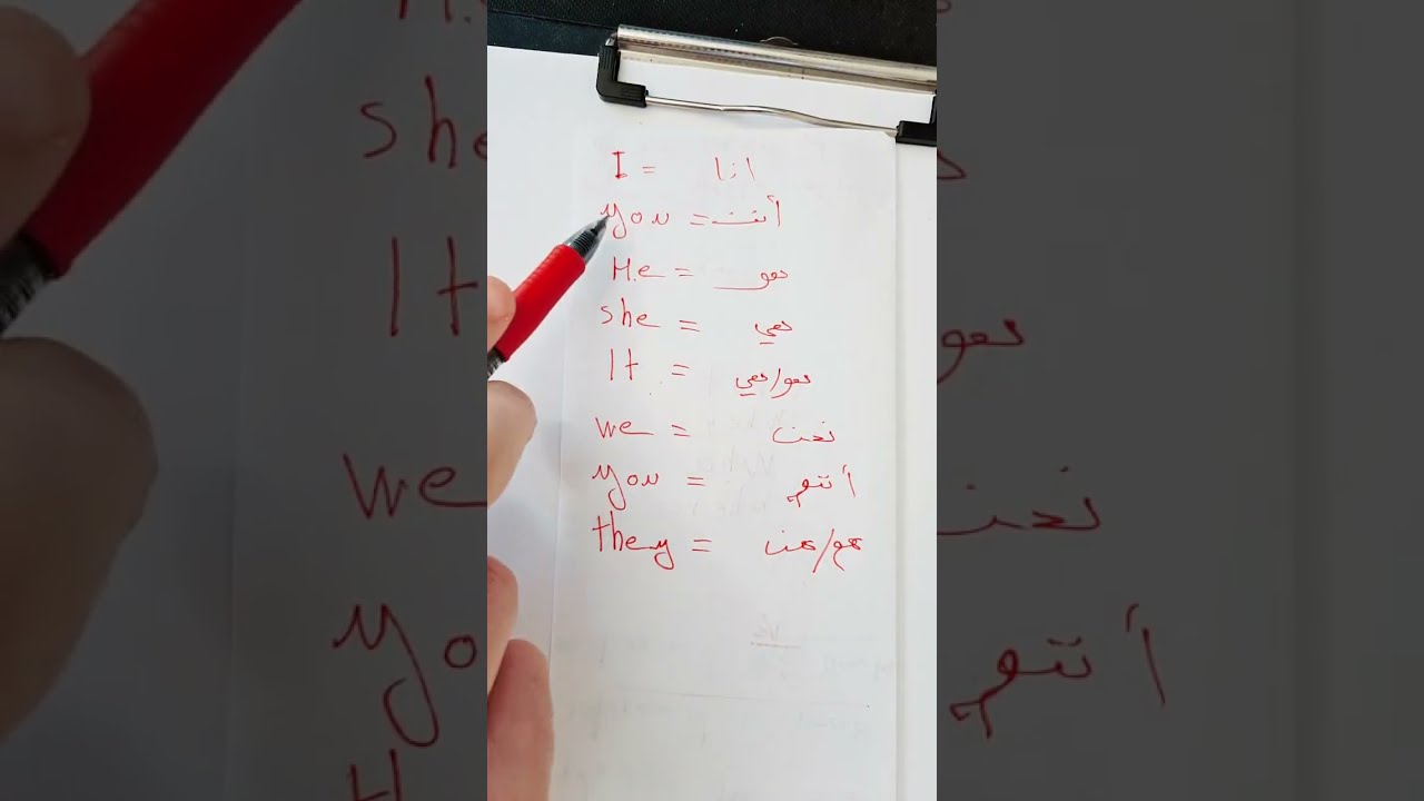 تعلم اللغة الإنجليزية من الصفر للمستوى المبتدئ  #الإنجليزية 