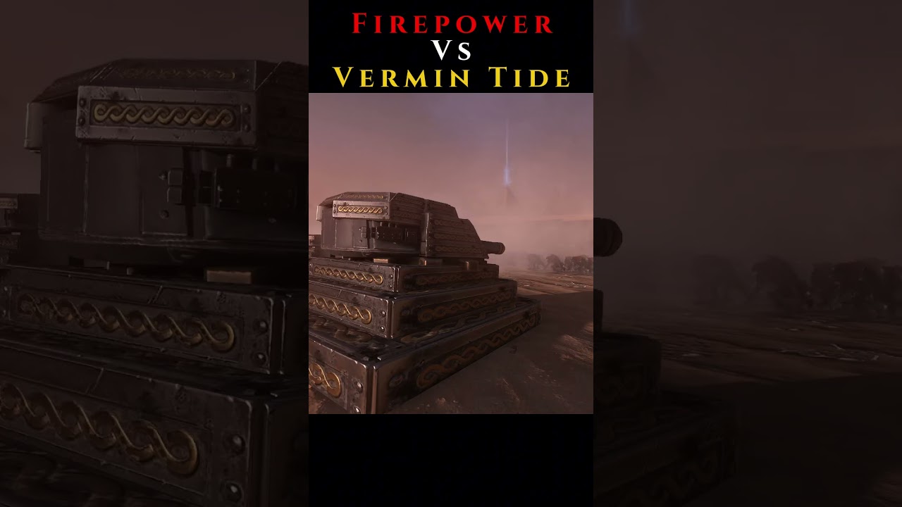 Firepower vs. Vermin Tide | Cinematic Massive Battle  | Total War: WARHAMMER III |