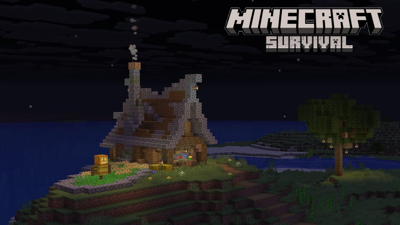 Let's Play Minecraft Survival - Episode 1: Building a Starter House