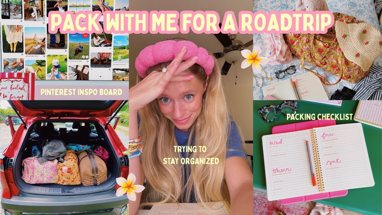 PACK WITH ME FOR A 4 DAY ROADTRIP (packing stresses me out lol)