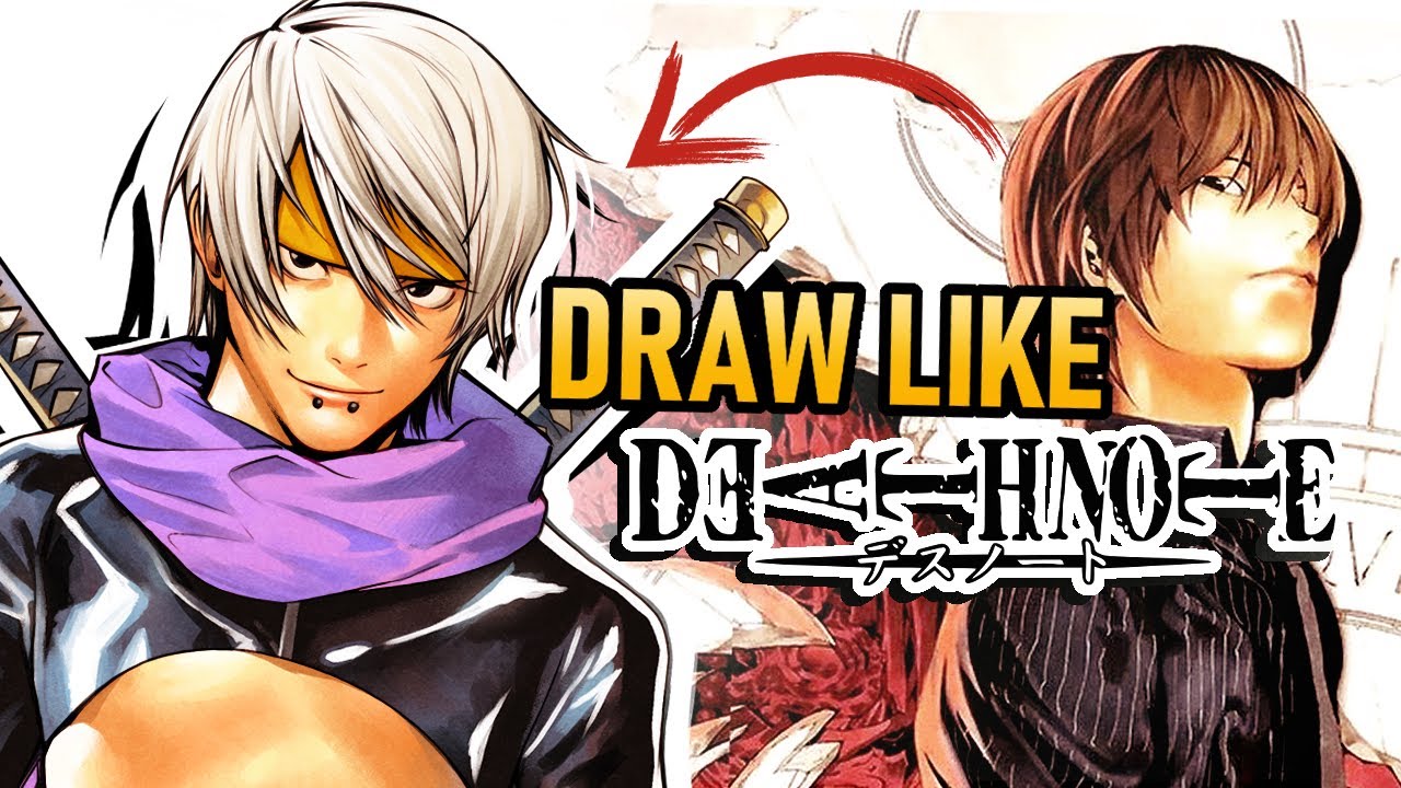 How to draw like Takeshi Obata (Death Note) | Full drawing breakdown 