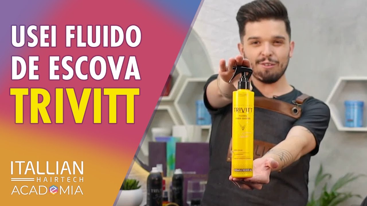 FINALIZA&Ccedil;&Atilde;O DE PENTEADOS COM FLUIDO DE ESCOVA TRIVITT