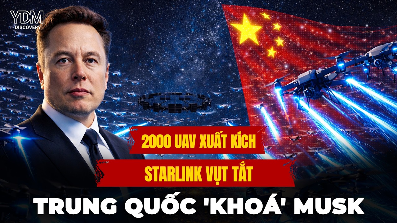 “Starlink Có Thể Bị Vô Hiệu Hóa?” Cuộc Đua Không Gian Mỹ–Trung | @YouthYDM