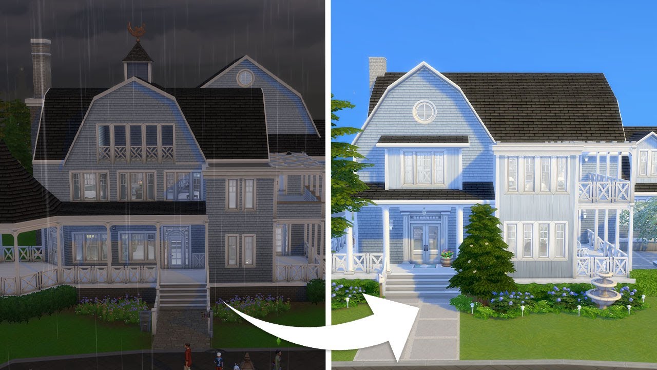 Can I fix this scary mansion in The Sims 4?