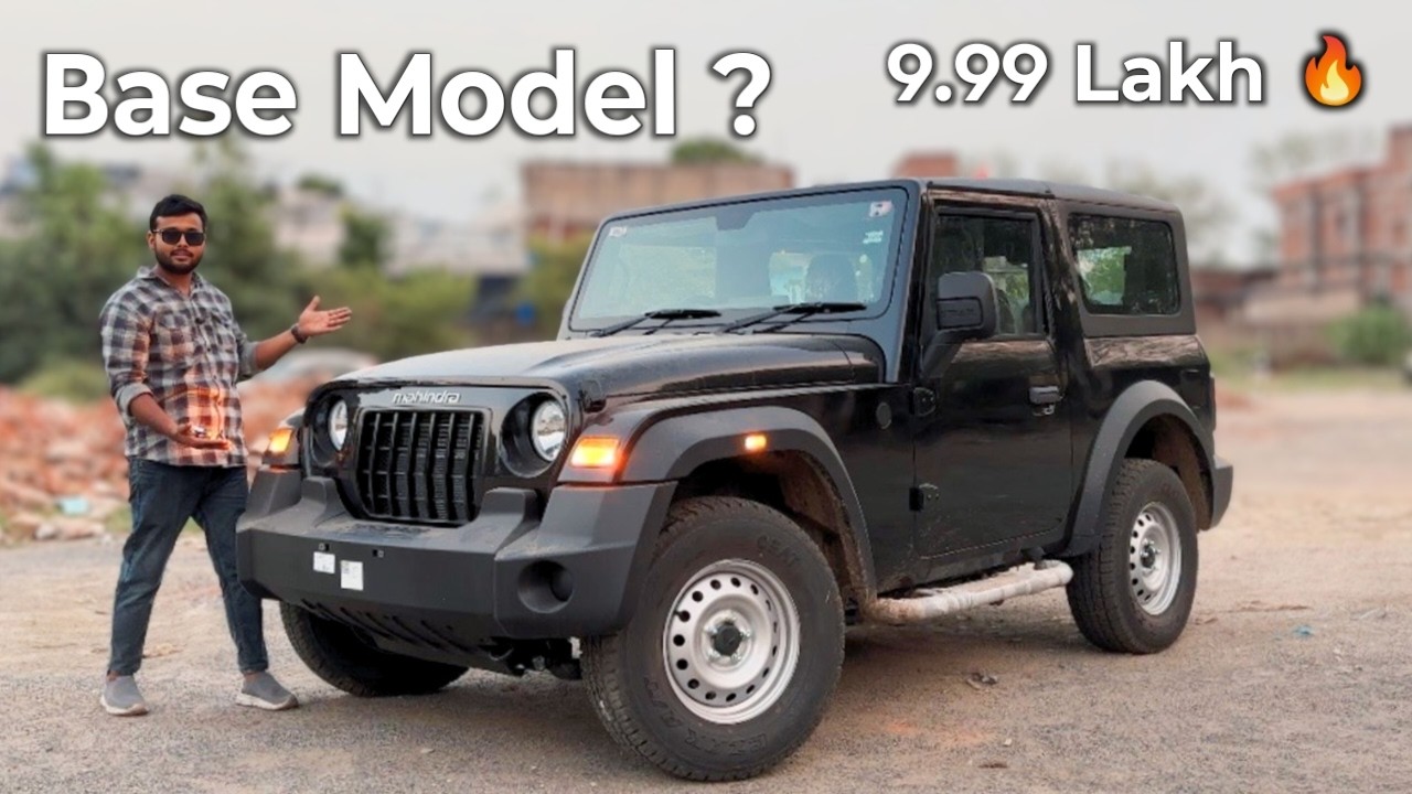 2026 Mahindra Thar AXT Base Model Review 🔥 Diesel Manual