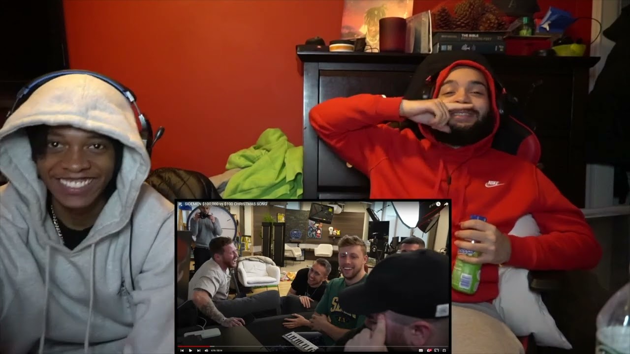 WELL IT'S STILL A SONG 🤷🏽‍♂️😂 | AMERICANS REACT TO SIDEMEN $100,000 VS $100 CHRISTMAS SONG