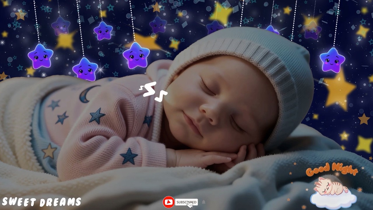 Relaxing Mozart Brahms Lullaby ♫ Magical Sleep Music for Babies 🎶 Beat Insomnia Fast #140