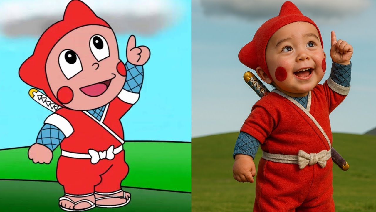 Ninja Hattori Characters In Real Life | Fan-Made Transformation | Just for Fun!