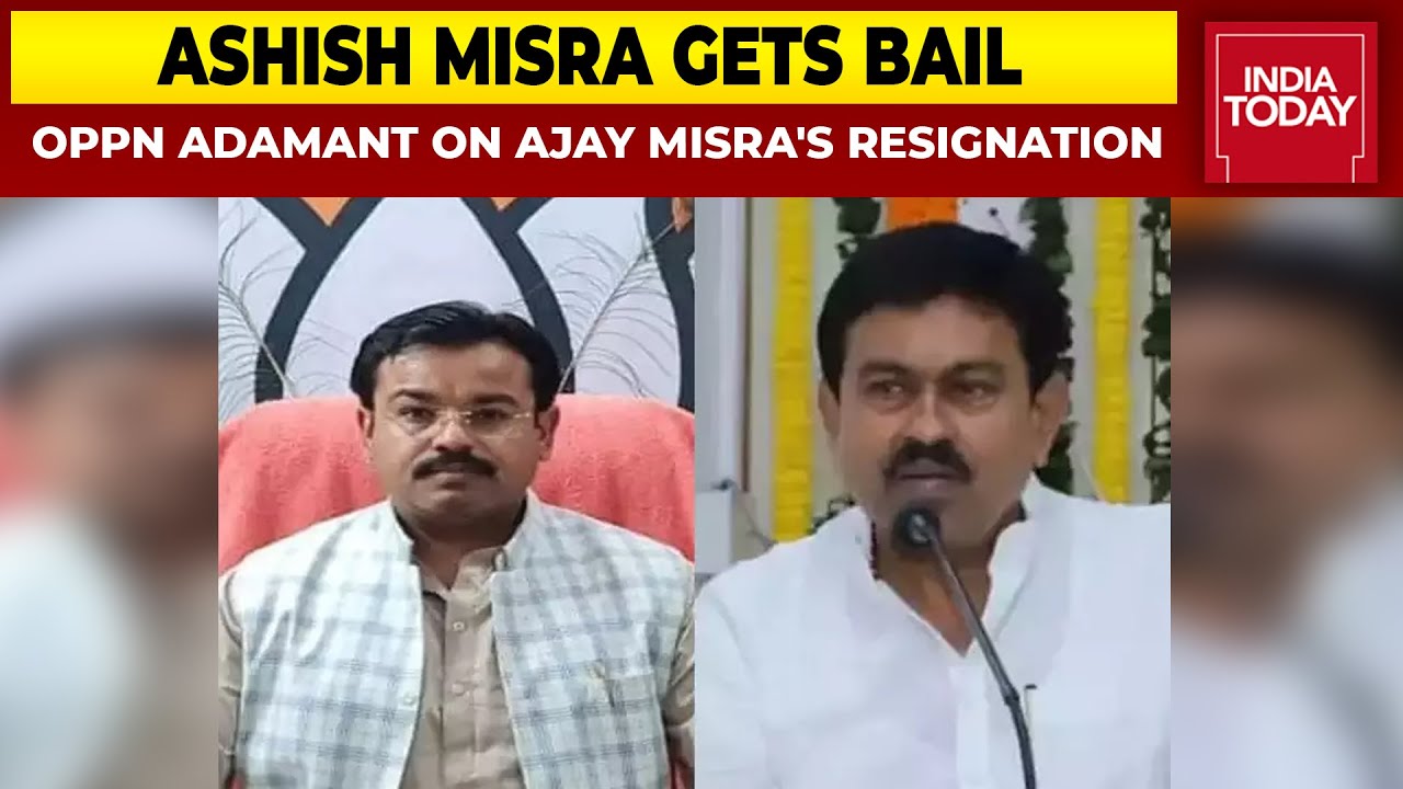 Opposition Questions BJP Government For Its Inaction Against MoS Ajay Misra Teni's Son Ashish Misra