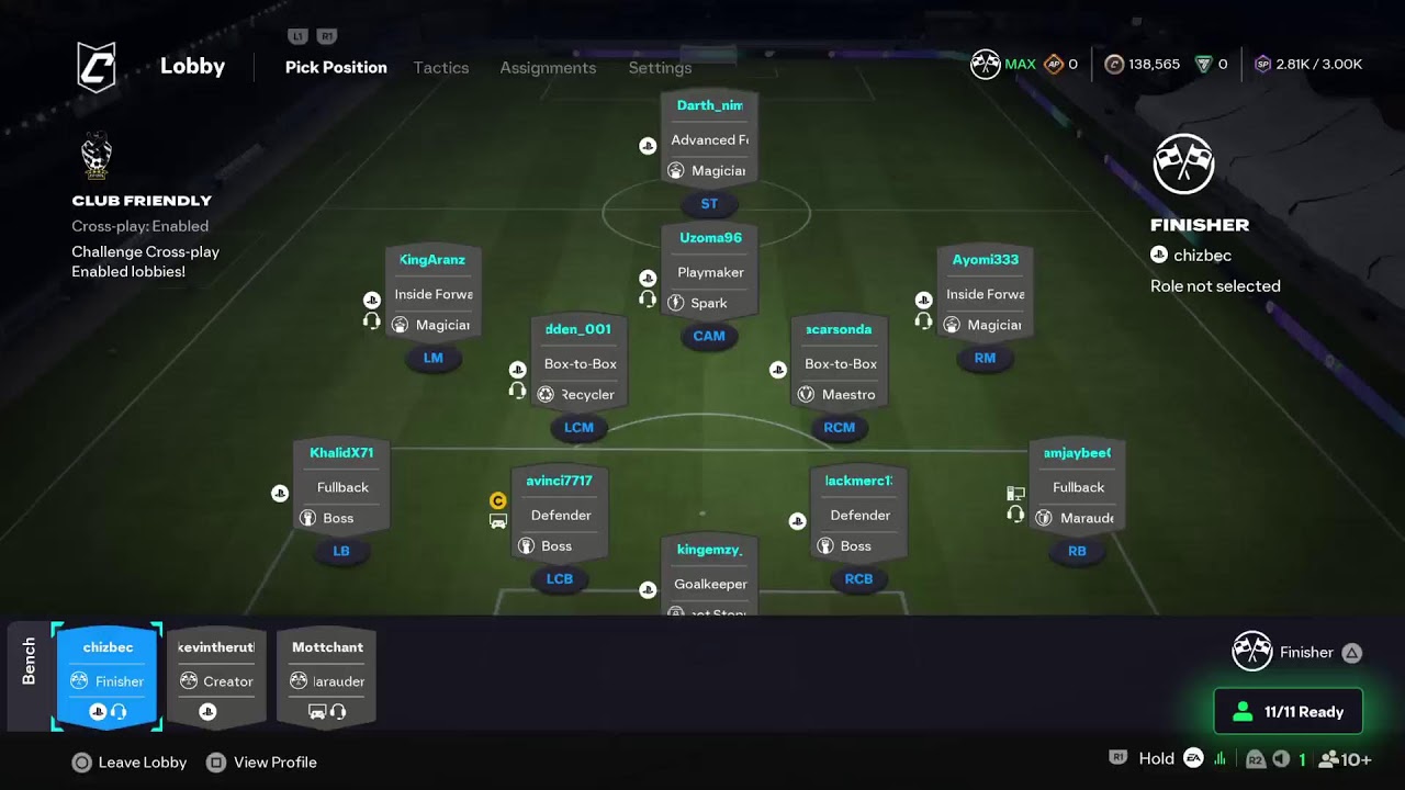 Pro clubs tournament